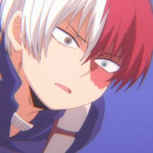 todoroki, todoroki, shoto todoroki, karakter anime, my hero academy