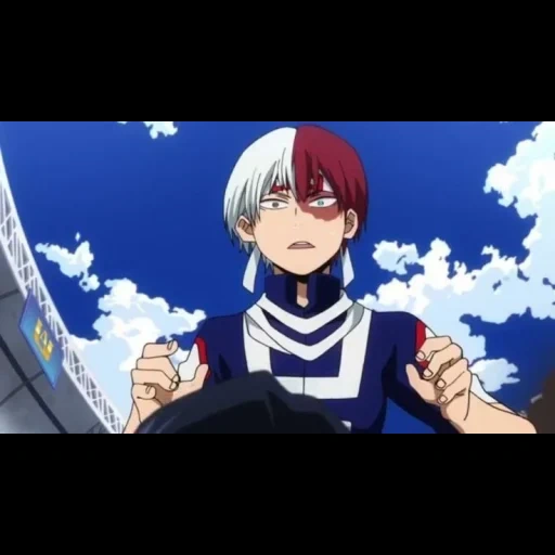 todoroki, akiichi hoshiki, fudoromi hero academy, my heroes academy saison 2, mon académie des héros de fudoromi