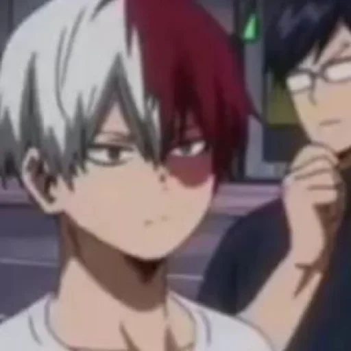 anime pessoal, anime pessoal, personagens de anime, shoto torodoroki frame, shoto todoroki masoquista