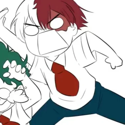 todoroki, schöner anime, der anime ist lustig, anime charaktere, todoroki shoto ist klein