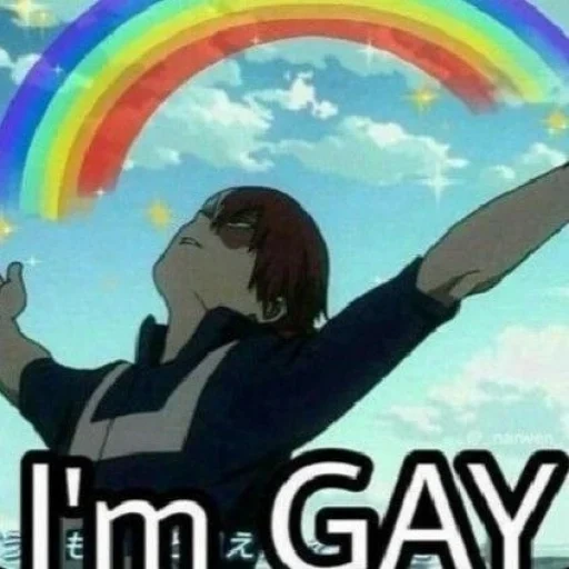 uto anime, animation meme, anime boy, anime boyfriend, rainbow animation