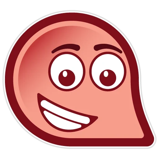 símbolo de expresión, bola roja, expresión facial, globo rojo, globo rojo 4