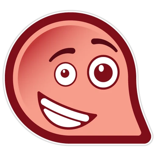 emoji, bola merah, wajah emoji, wajah tersenyum, bola merah