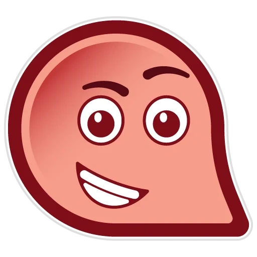 roter ball, emoji gesicht, lächelndes gesicht, roter ball, roter ball 4