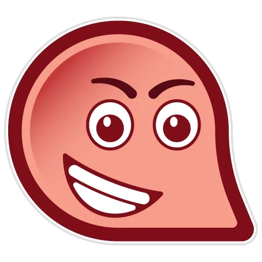 emoji, palla rossa, faccia emoji, faccia sorridente, palla rossa