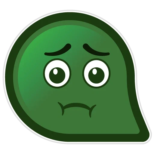 смайлы, смайлик зеленый, emoji злое лицо, эмодзи зеленый монстр, трехглазый зеленый смайлик