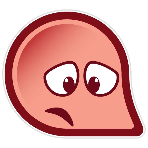 emoji, kemarahan emoji, wajah emoji, emosi yang marah, smiley merah itu sedih