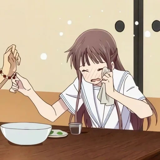 anime, image, couple anime, panier de fruits d'anime, anime ryuou no osshigoto saison 1