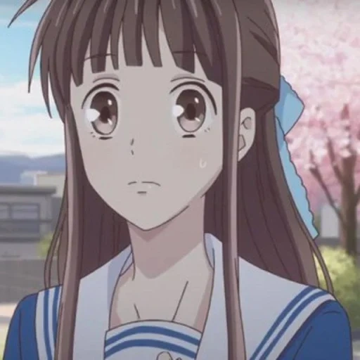 animação, tohru honda, menina anime, personagem de anime