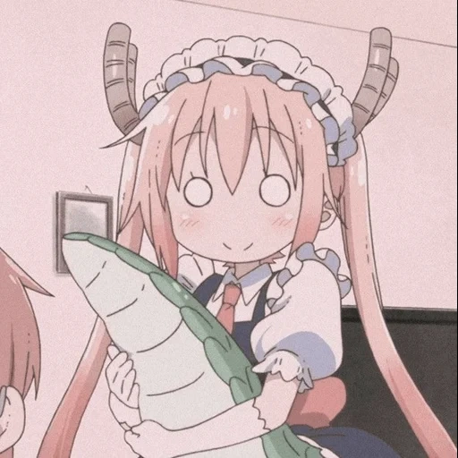 dragon maid kobayashi san, dragon maid kobayashi, torá kobayashi, dragon maid kobayashi meme, maid kobayashi