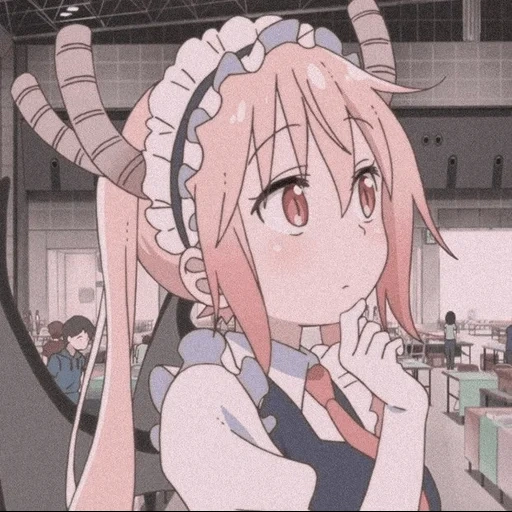 kobayashi san, maid kobayashi san, anime anime kobayashi, dragon maid kobayashi, dragon maid cobony