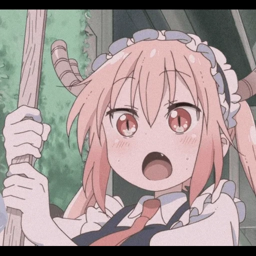 naga pembantu kobayashi, pembantu kobayashi, kobayashi, anime saditic campuran, dragon maid cobia aesthetics