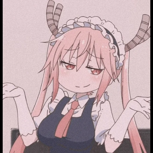 torah de kobayashi anime, kobayashi torah, dragon maid kobayashi moments drôles, torah dragon maid, torah evil