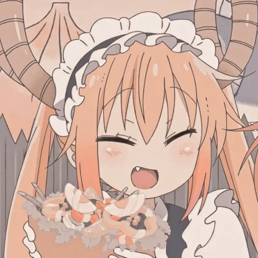 kobayashi san aesthetics, kobayashi et sa femme de chambre, dragon maid cobbery san, personnages animés