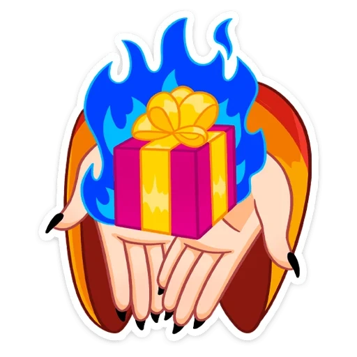 emoji, gift