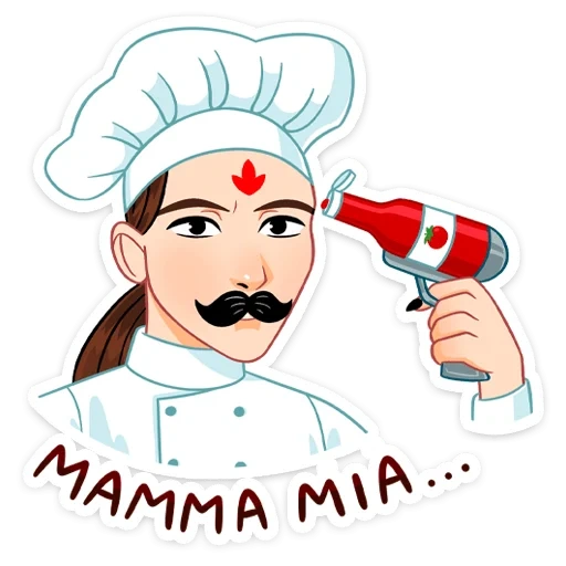 clipart cocinero, shaverma cook, los objetos de la tabla