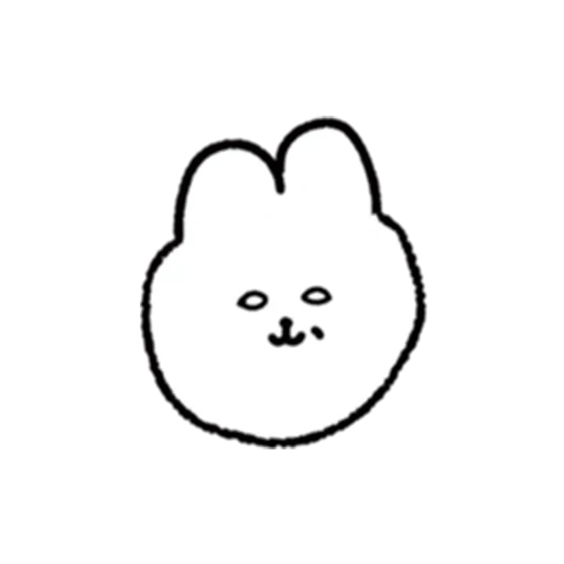 cat, little rabbit, rabbit, picture, expression cat peach