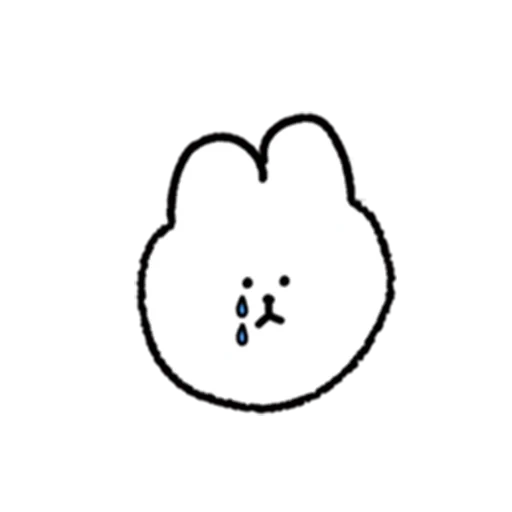 cats, petit lapin, bt 21, bt 21 cooky, autocollant de gobelet avec fond transparent