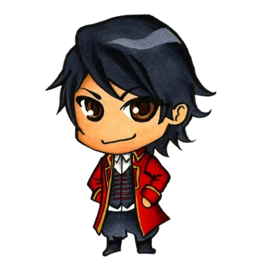 harry potter clause, harry potter suspension, piece from harry potter, anime characters, chibi rock