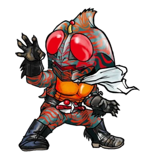 ilustração, kamen rider, イラスト サービス artes, ranger chibi, kamen ryder ichigo