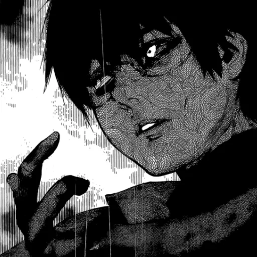 anime, immagine, umano, tokyo ghoul, kaneki ken black god of death