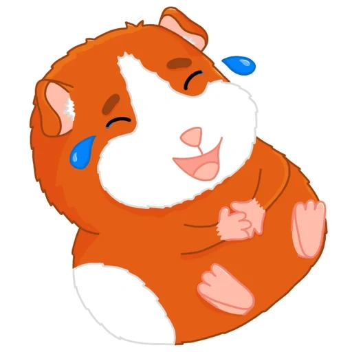 porco gordo, cartoon hamster, ilustração de hamster, cartoon de cobaia