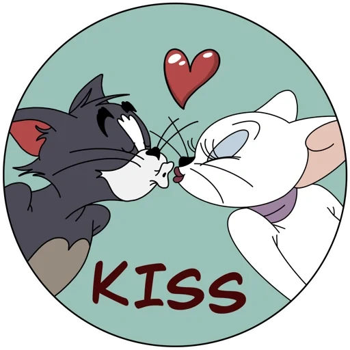tom jerry, picchi d'amour, amoureux tom, chat blanc tom jerry