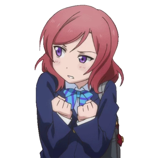 anime, chen zhenji, maki nishikino, maki nishikino est maléfique