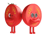 pomegranate, красный гранат, почка мультяшка, почки мультик персонаж, cranberry cartoon smiley