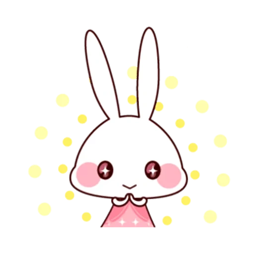 conejo kawai, conejo kawai, bunny boceto, conejo kawai, lindo boceto de conejo