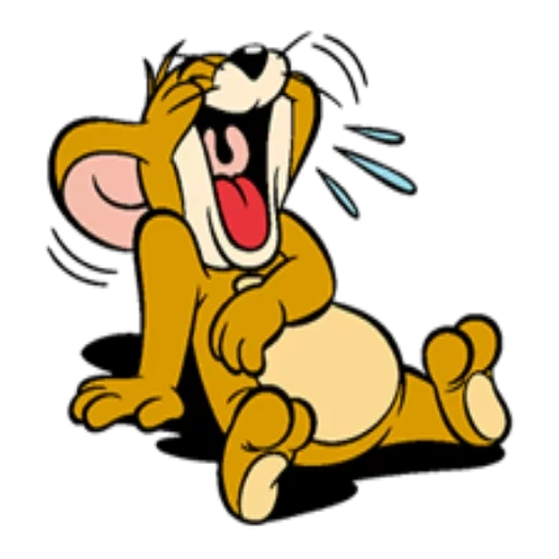 lachen, tom jerry, jerry lacht, betrunkener affe, lachen cartoons