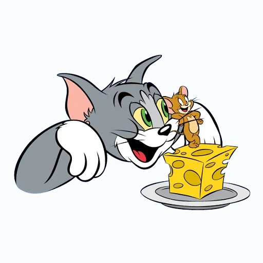 tom jerry, tom ve jerry, the role of tom jerry, tom jerry on a white background, jerry cheese white background