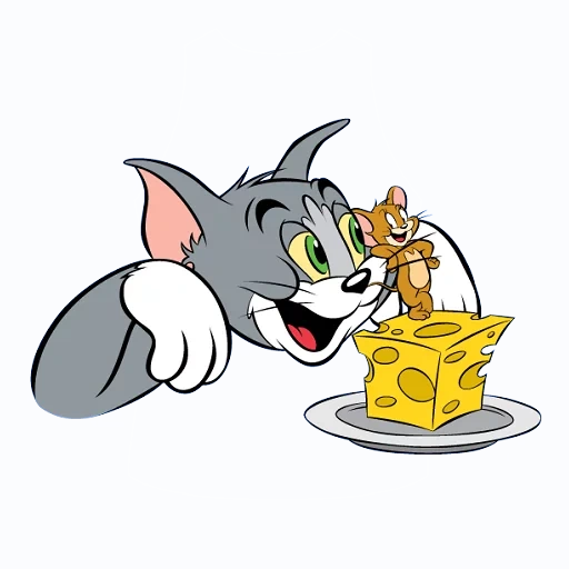 tom jerry, tom ve jerry, die charaktere tom jerry, tom jerry white hintergrund, jerry mit einem weißen hintergrund