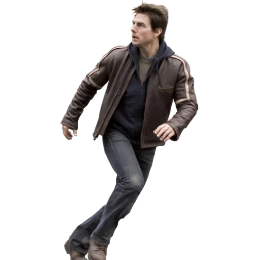 tom cruise, tom cruise run, tom cruise 2005, leather jackets of volume cruise, tom cruise full growth mission is impossible
