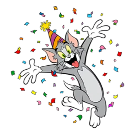 том джерри, tom y jerry, happy birthday прикольные, с днем рождения прикольные открытки