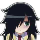 Tomoko by @anime_stickerr