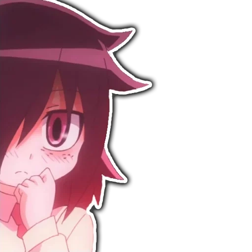 anime, anime hilzu, personnages d'anime, look anime tomoko poulets