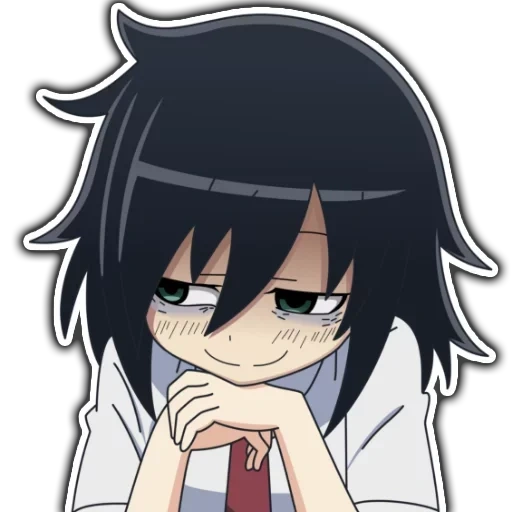 tomoko kuroki, watamote tomoko, watamote tomoko, tomoko chicken anime, tomoko chickens is a guy