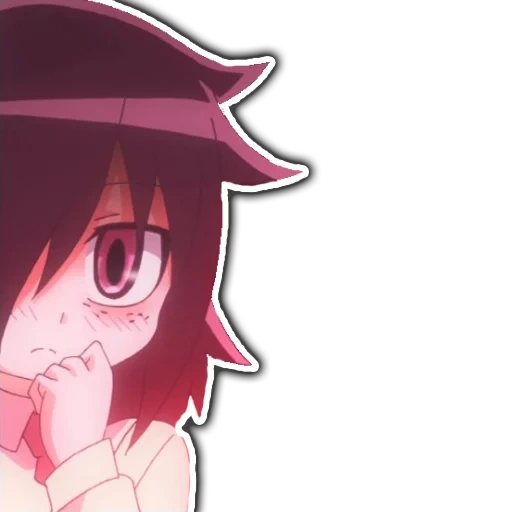 anime, anime hilzu, personajes de anime, tomoko chickens anime look