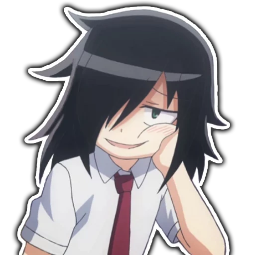 kuroki tomoko, vatamotgadine, anime charaktere, jizo mizumoto, tomoko kuroki