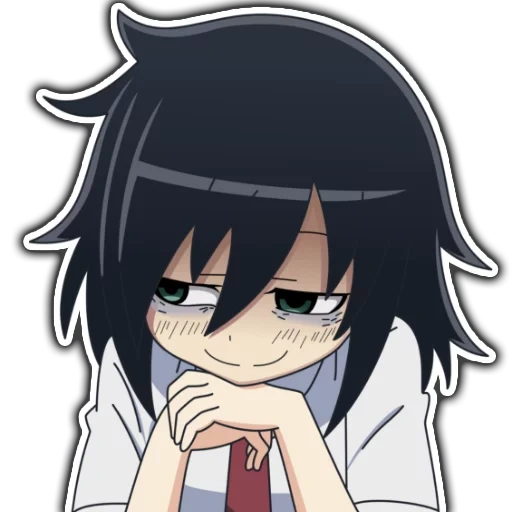 watamote, tomoko kuroki, watamote tomoko, watamote tomoko, anime di pollo tomoko