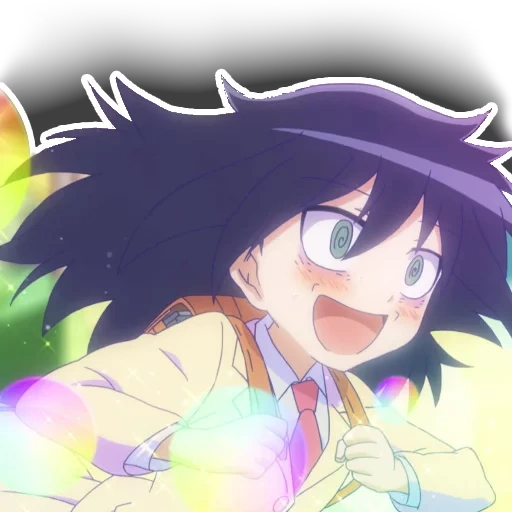 watamote, animação baseada em água, livro de água, personagem de anime, shuiben zhizi