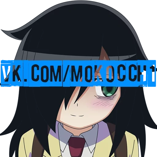tomoko chan, tomoko kuroki, karakter anime, anime ayam tomoko