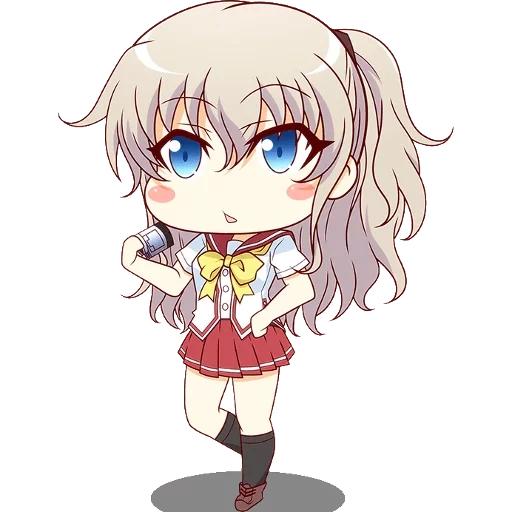 la parete rossa, charlotte, anime charlotte chibi