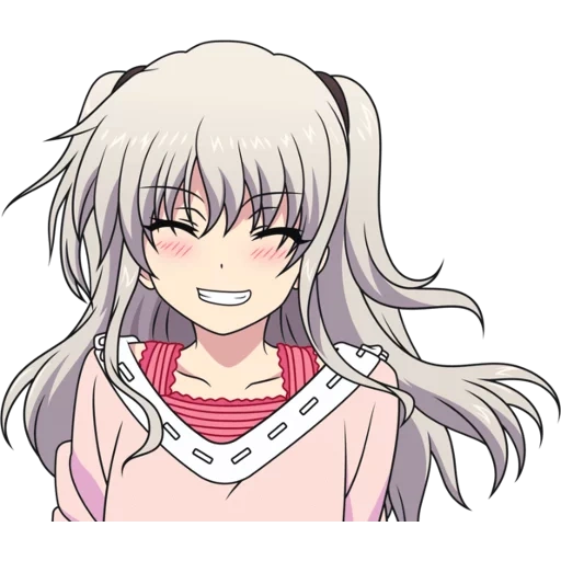 charlotte, anime de jimori, personnages de bande dessinée d'anime, anime personnage blanc fond, anime charlotte et tomori ki