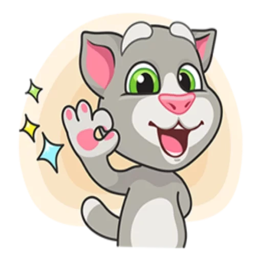 кот, кот том, talking tom, говорящий том