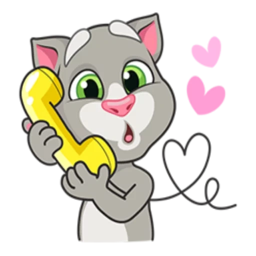 кот, кошка, кот том, talking tom, говорящий том