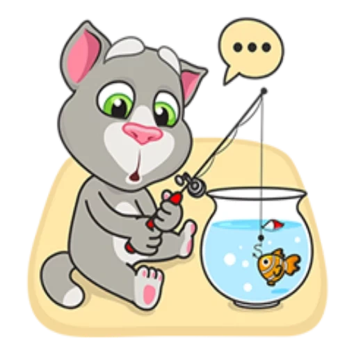 cat, cat tom, talking tom, talking volume, the cat is washed the vector