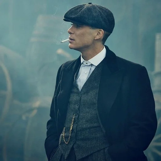 visori affilati, thomas shelby taglio di capelli, murphy tagliente visiere, tommy shelby, shelby thomas