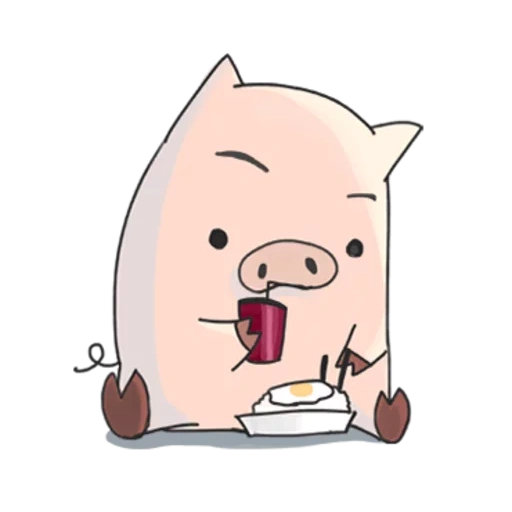 piggy, babi, penyair babi, babi yang terhormat, piglet sayang